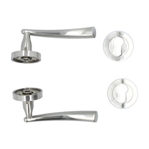 Honeybee Z-956 Door Handle Lever with Cylinder Hole Honeybee Z-956 Door Handle Lever with Cylinder Hole